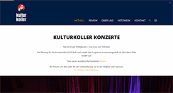 Desktop Screenshot of kulturkoller.ch